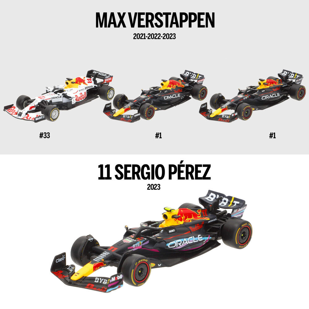 F1 Red Bull metal pack 4 bilar