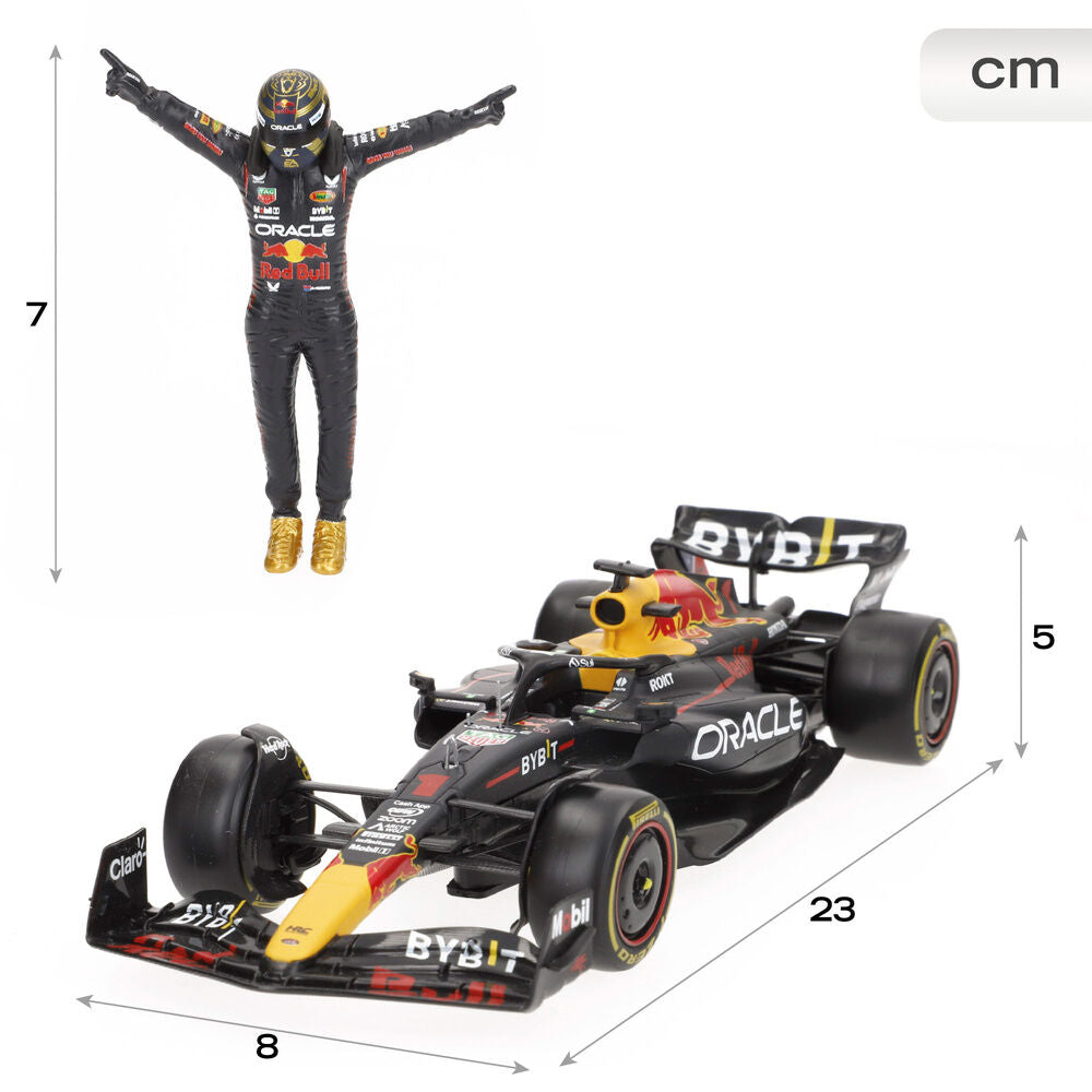 Red Bull F1 2023 Metall Max Verstappen Bil