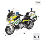 BMW R 1200 Civil Guard Motorcykel i Metall 1:18
