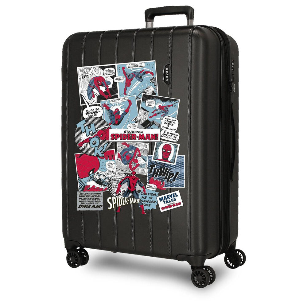 Marvel Spiderman Comic ABS Ryggsäck med Hjul suitcase 65cm