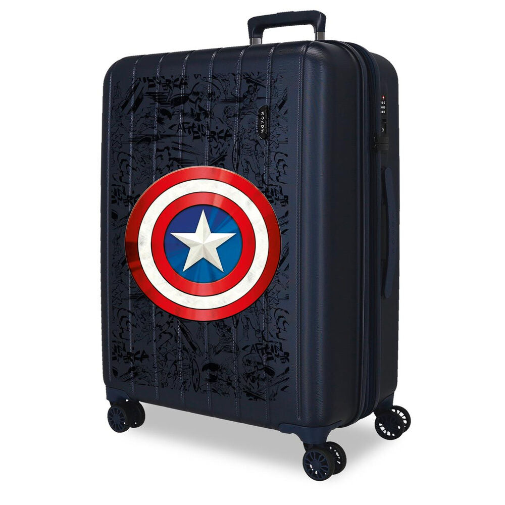 Marvel Captain America Hero ABS Ryggsäck med Hjul suitcase 65cm