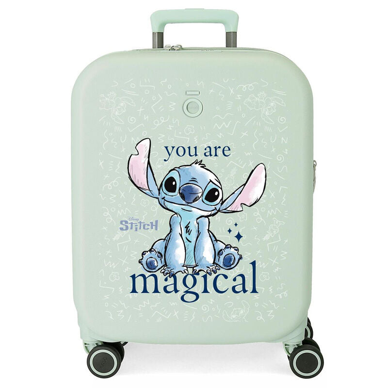Disney Stitch You Are Magical Expandable ABS Ryggsäck med Hjul suitcase 55cm