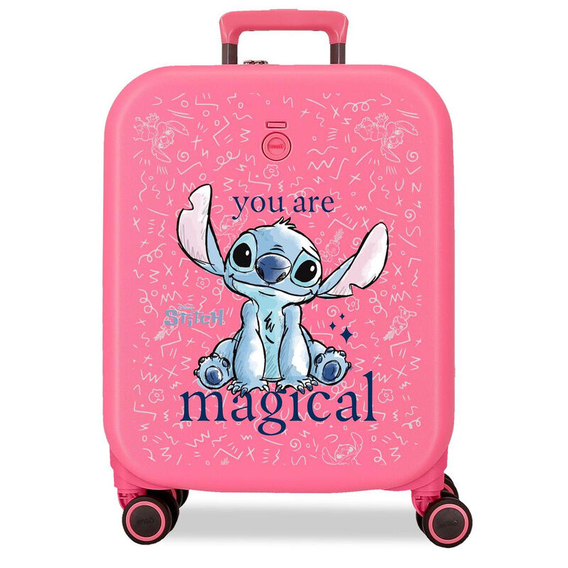 Disney Stitch You Are Magical ABS Ryggsäck med Hjul suitcase 55cm