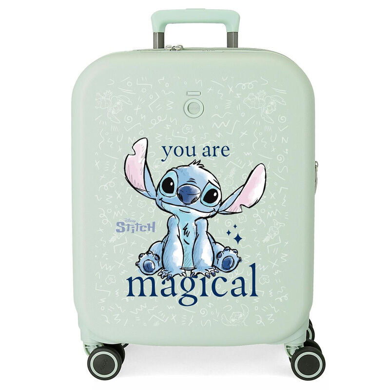 Disney Stitch You Are Magical ABS Ryggsäck med Hjul suitcase 55cm