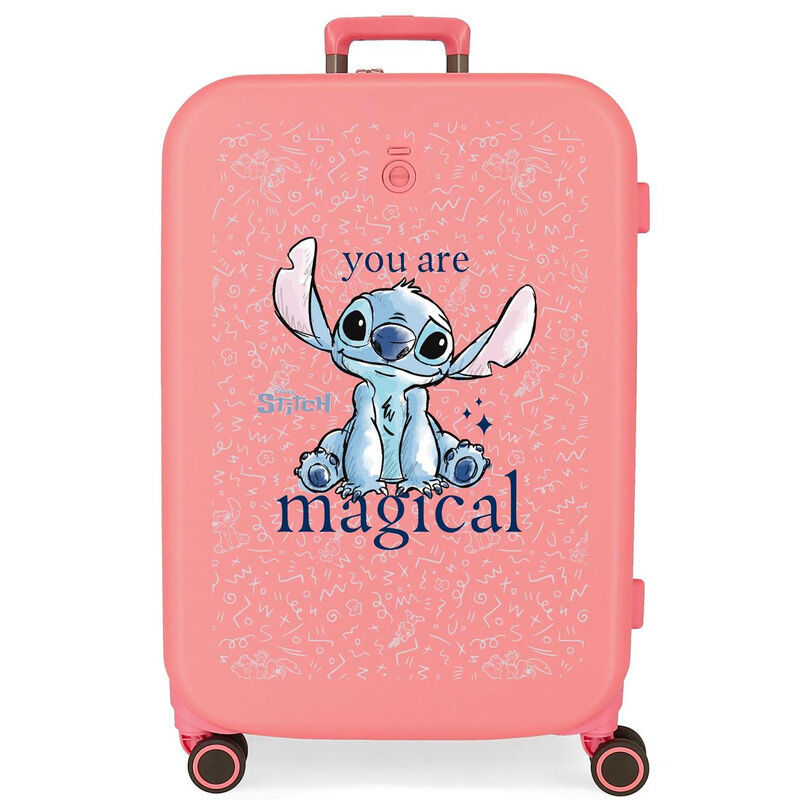 Disney Stitch You Are Magical ABS Ryggsäck med Hjul suitcase 70cm
