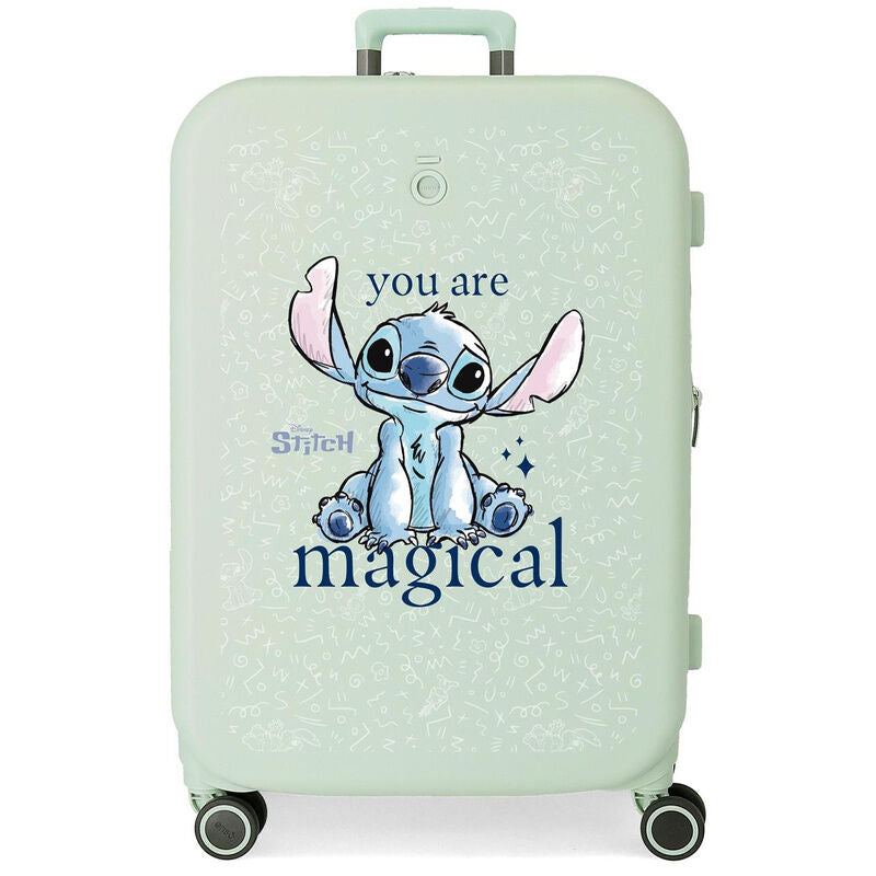 Disney Stitch You Are Magical ABS Ryggsäck med Hjul suitcase 70cm