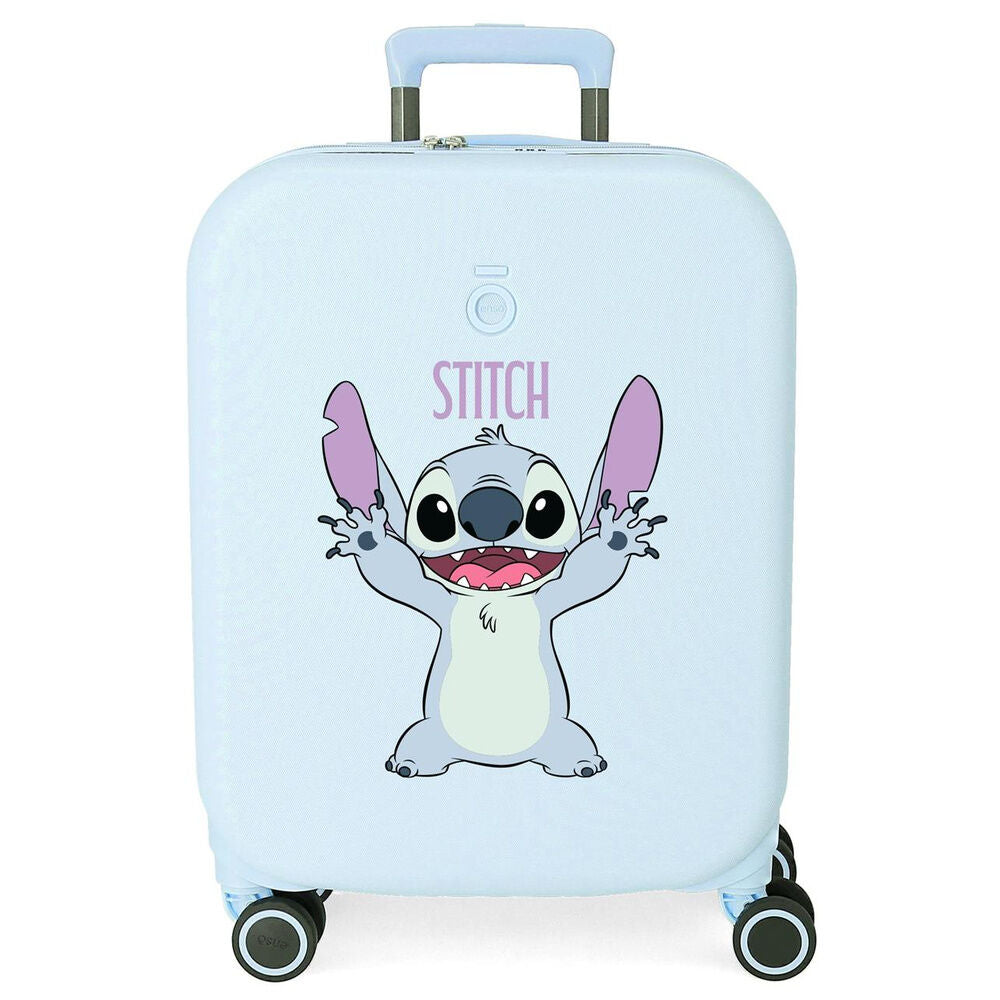 Disney Stitch Playful ABS Ryggsäck med Hjul suitcase 55cm