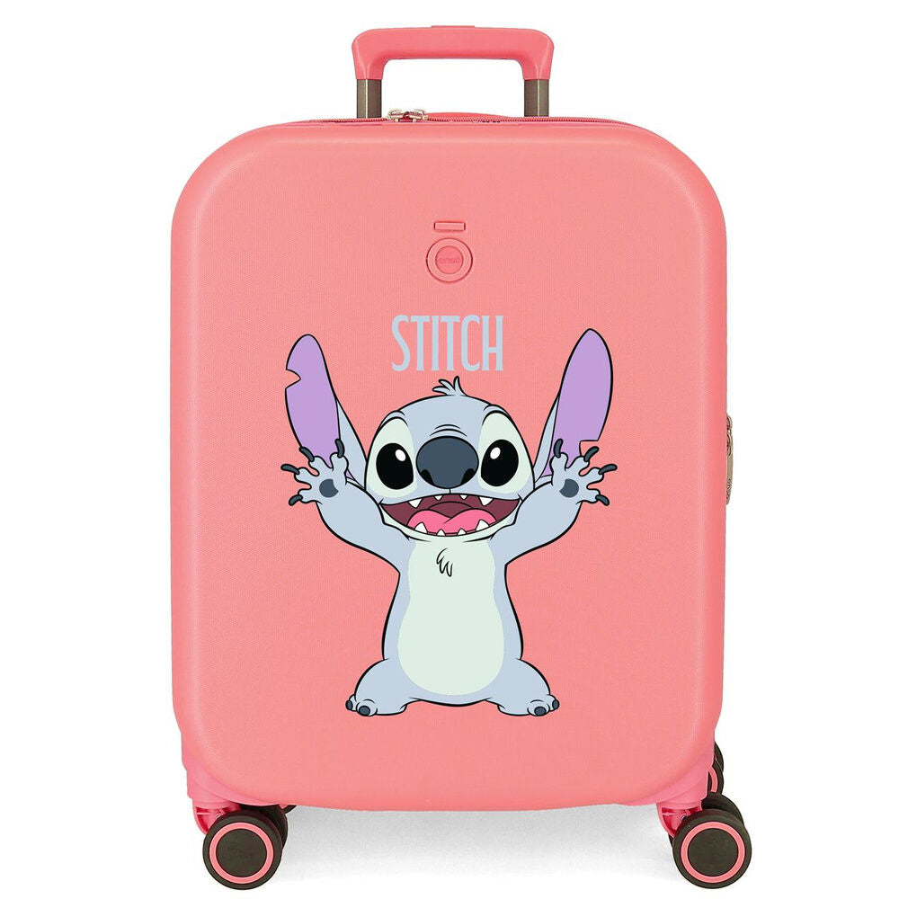 Disney Stitch Lekfull ABS Ryggsäck med Hjul suitcase 55cm