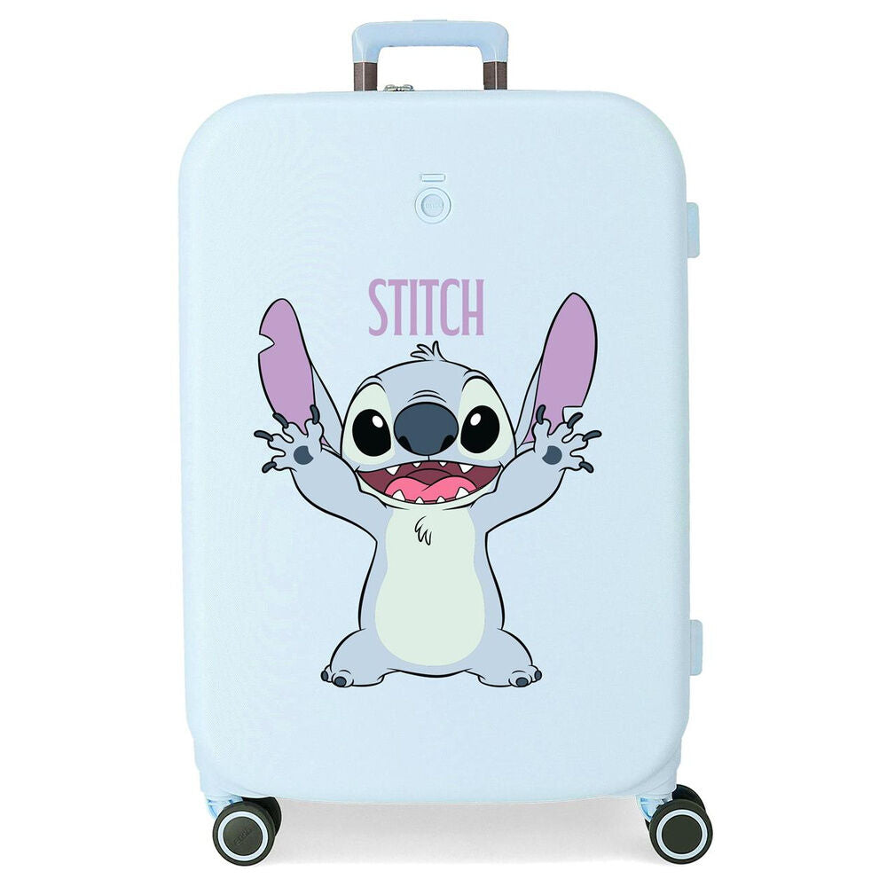 Disney Stitch Playful ABS Ryggsäck med Hjul suitcase 70cm