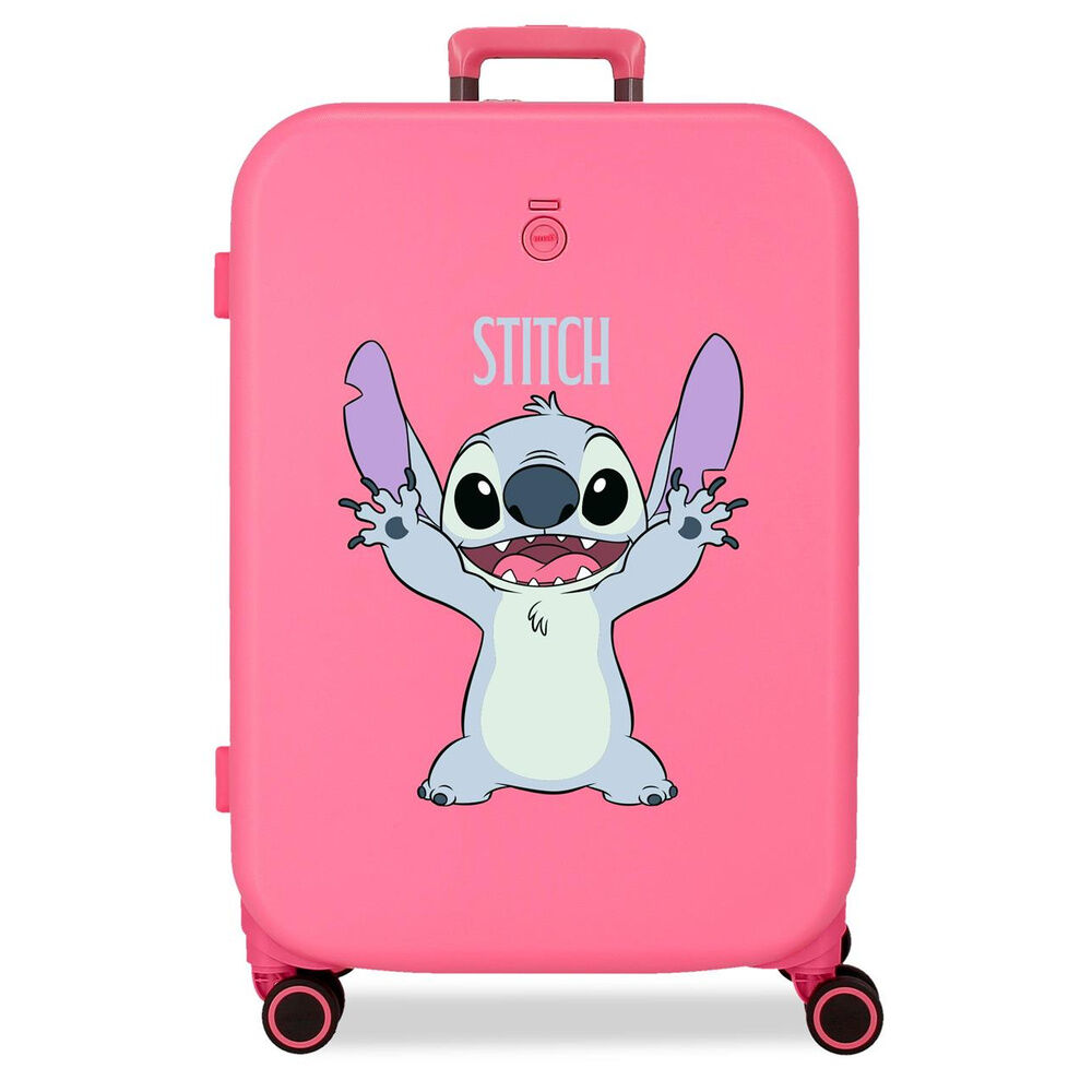 Disney Stitch Playful ABS Ryggsäck med Hjul suitcase 70cm