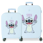 Disney Stitch Lekfull Set 2 ABS Ryggsäck med Hjul 55-70cm