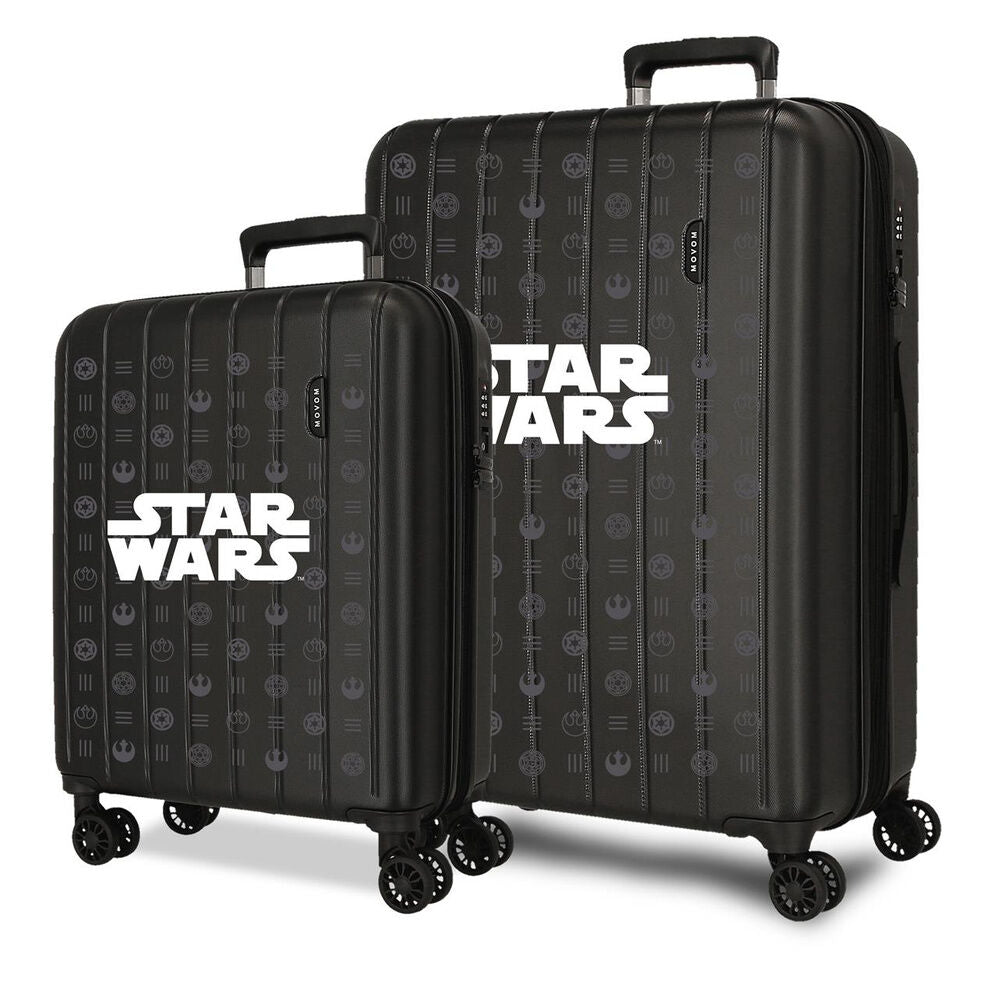 Star Wars Black ABS Ryggsäck med Hjul suitcase set 55/65cm