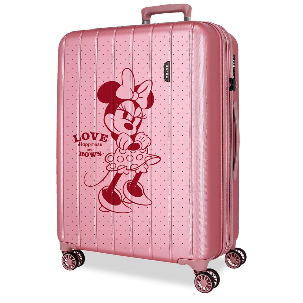 Disney Minnie Love ABS Ryggsäck med Hjul suitcase 65cm