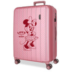 Disney Minnie Love ABS Ryggsäck med Hjul suitcase 65cm
