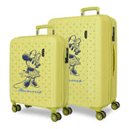 Disney Minnie Line ABS Ryggsäck med Hjul suitcase set 55/65cm