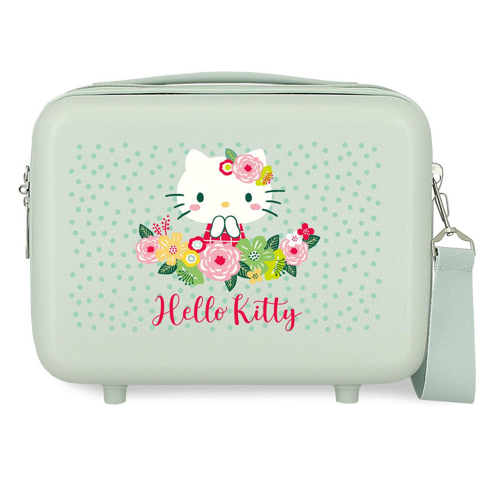 Hello Kitty Floral ABS Anpassningsbar Sminkväska