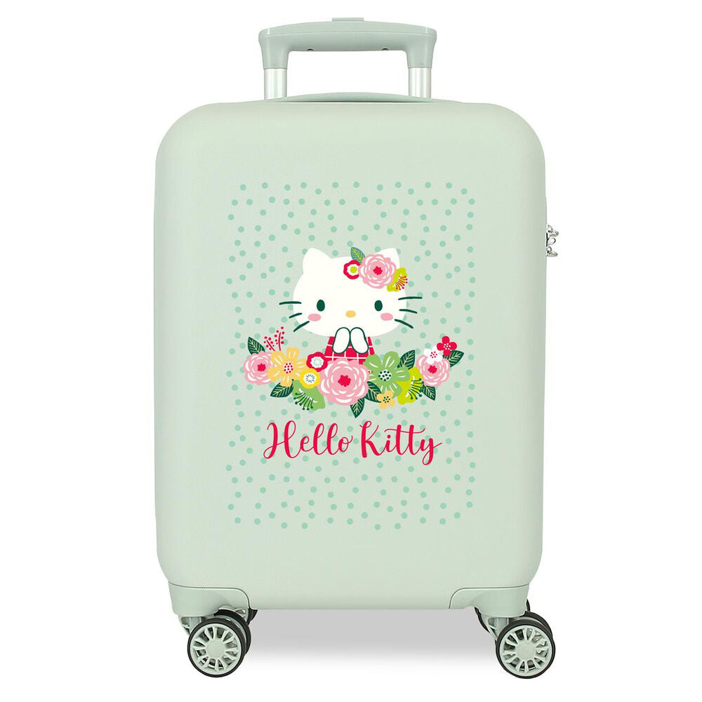 Hello Kitty Floral ABS Ryggsäck med Hjul suitcase 50cm