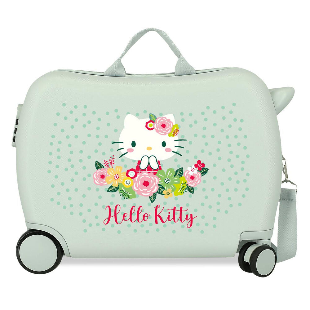 Hello Kitty Floral ABS Ryggsäck med Hjul suitcase 50cm