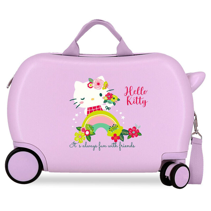 Hello Kitty Always Fun With Friends ABS Ryggsäck med Hjul suitcase 45cm