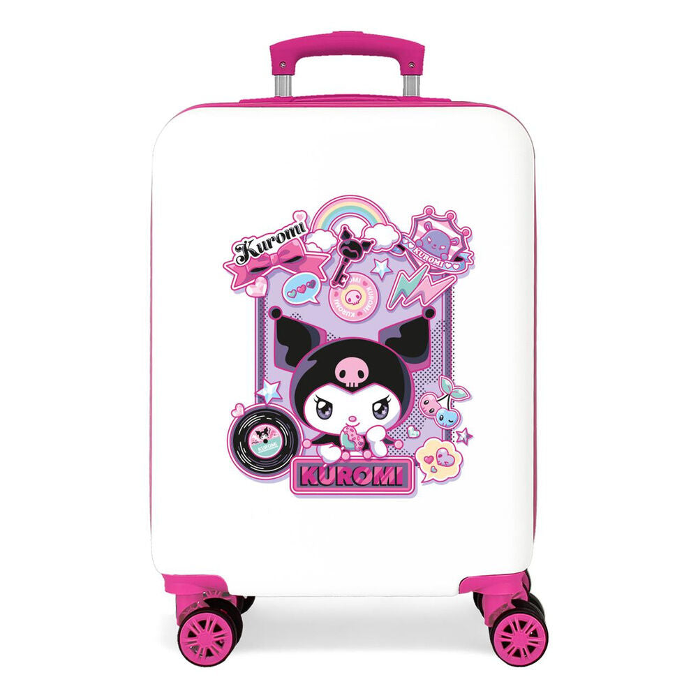 Hello Kitty Kuromi Wonder ABS Ryggsäck med Hjul suitcase 55cm
