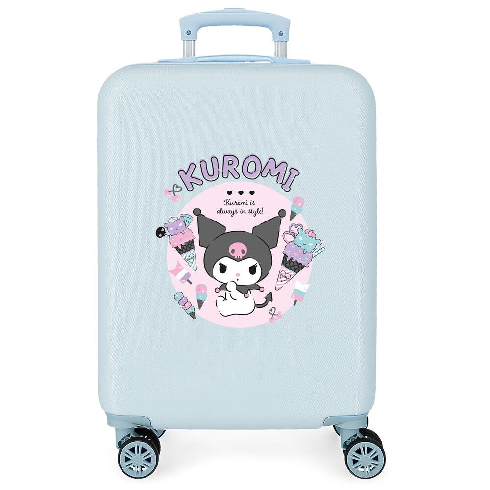 Hello Kitty Kuromi Always In Style ABS Ryggsäck med Hjul suitcase 55cm
