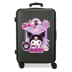Hello Kitty Kuromi Wonder Expandable ABS Ryggsäck med Hjul suitcase 65cm