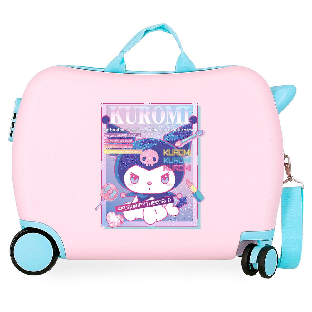Hello Kitty Kuromi Current Mood ABS Ryggsäck med Hjul suitcase 50cm