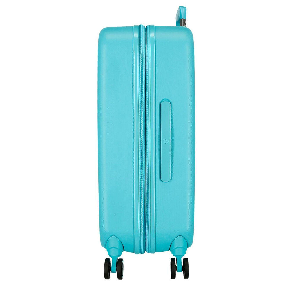 Disney Stitch Lekfullt Set 2 ABS Ryggsäck med Hjul Resväskor 55-70cm