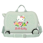 Hello Kitty Floral ABS Ryggsäck med Hjul suitcase 45cm
