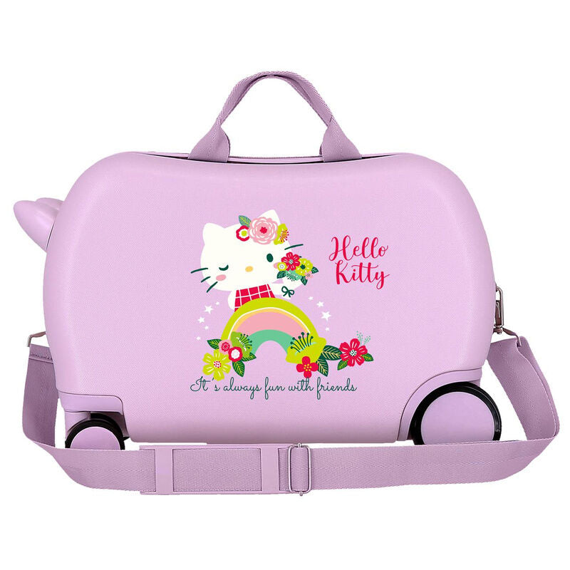 Hello Kitty Always Fun With Friends ABS Ryggsäck med Hjul suitcase 45cm