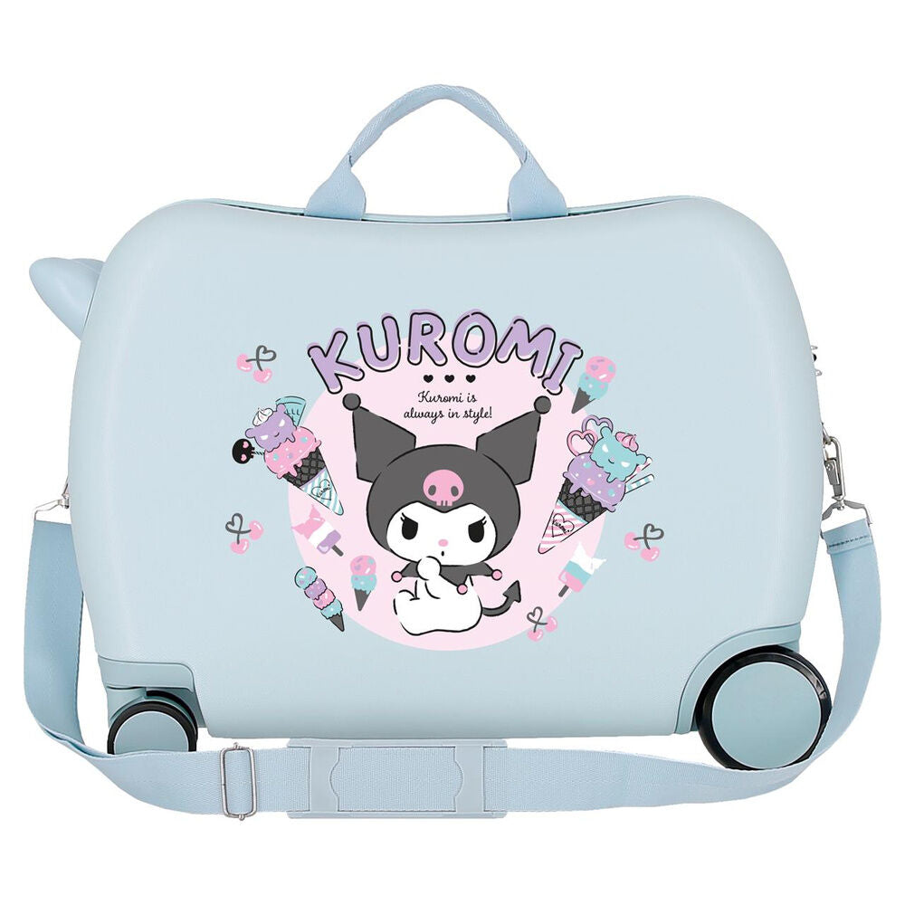 Hello Kitty Kuromi Always In Style ABS Ryggsäck med Hjul suitcase 50cm
