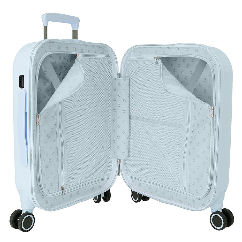 Disney Stitch Playful ABS Ryggsäck med Hjul suitcase 55cm