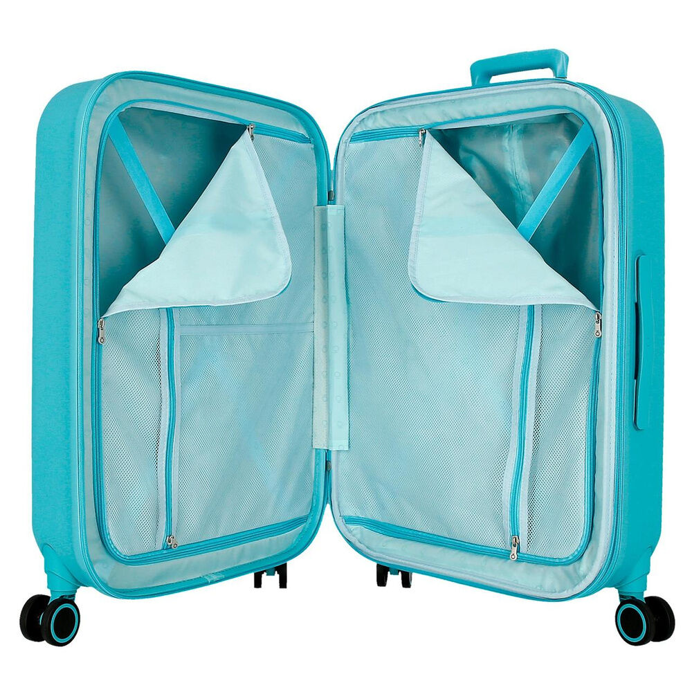 Disney Stitch Lekfullt Set 2 ABS Ryggsäck med Hjul Resväskor 55-70cm