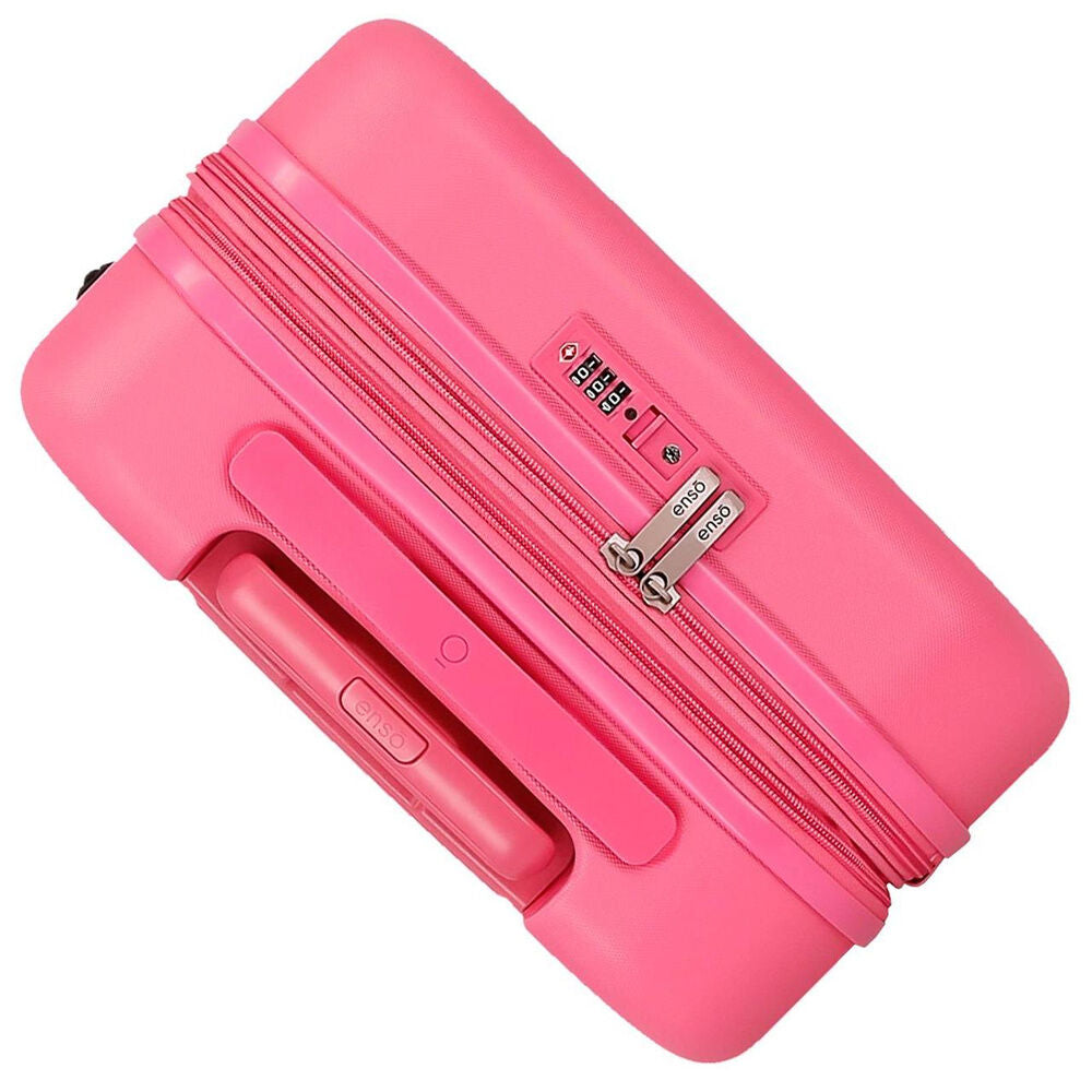 Disney Stitch Playful ABS Ryggsäck med Hjul suitcase 55cm