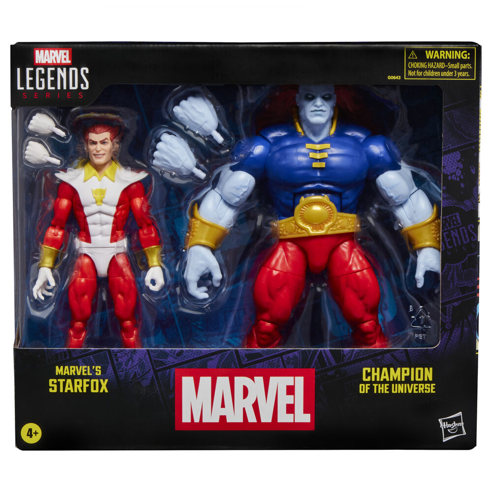 Marvel Legends Series Starfox & Champion of the Universe Figurpaket - 15 cm