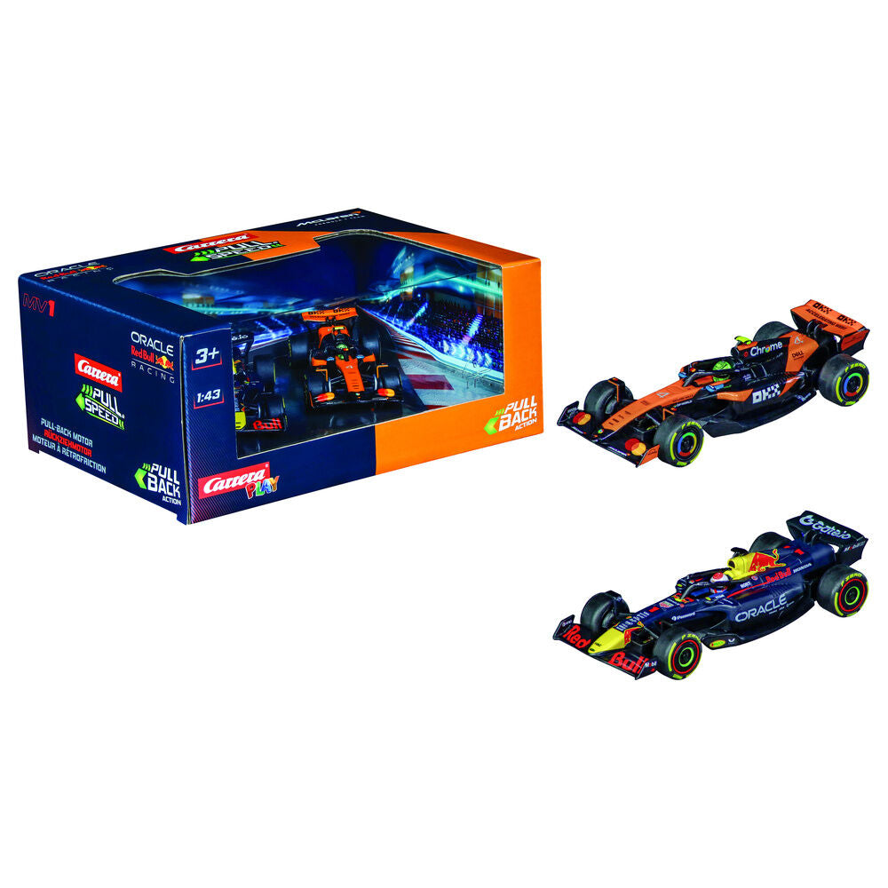 F1 Red Bull Twinpack - 2 Bilar med Dragbacksmotor