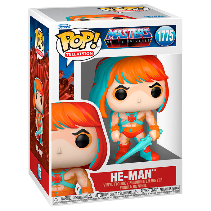 POP Figur Masters of the Universe He-Man – Samlarobjekt i Presentförpackning