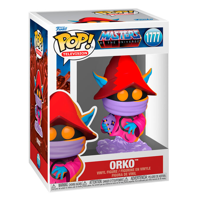 POP Figur Masters of the Universe Orko – Samlarfigur i Presentförpackning