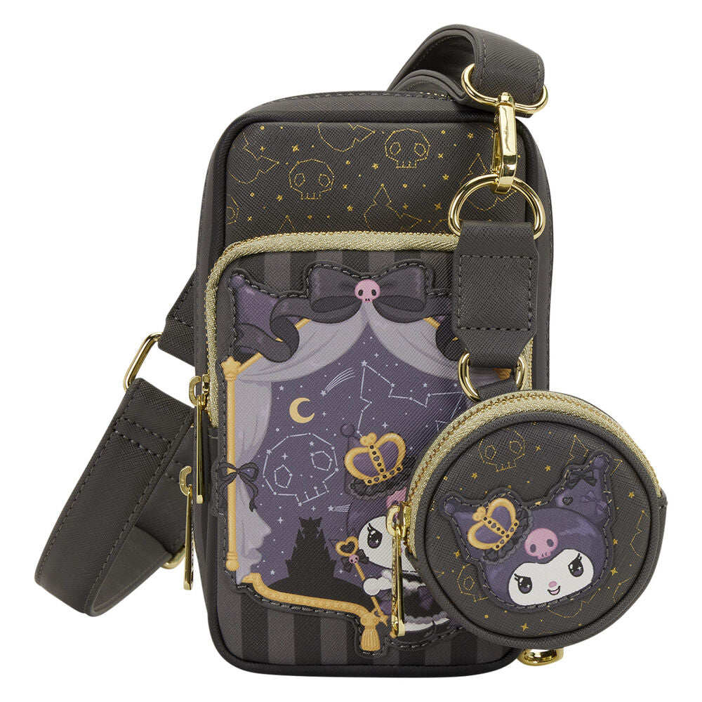 Loungefly Hello Kitty Kuromi 20th Anniversary Axelremsväska + Purse