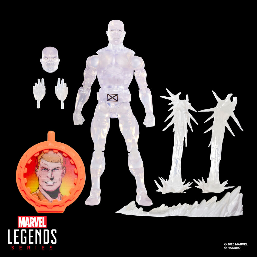 Marvel Legends Series Secret Wars Iceman Figur 15cm - Detaljerad och Rörlig Actionfigur