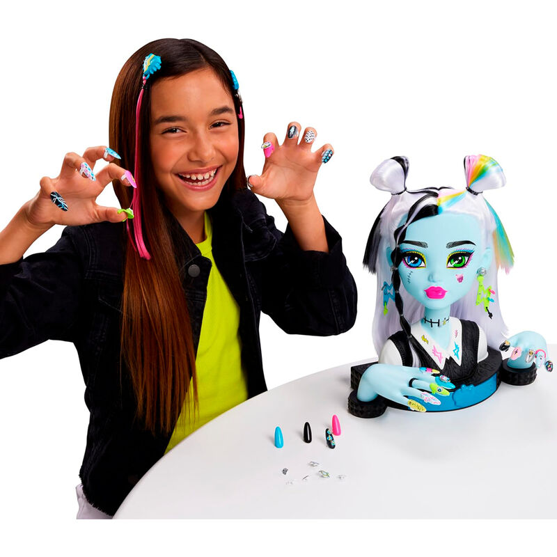 Monster High Frankie Styling Head Docka - Frisyrverktyg för Kreativitet