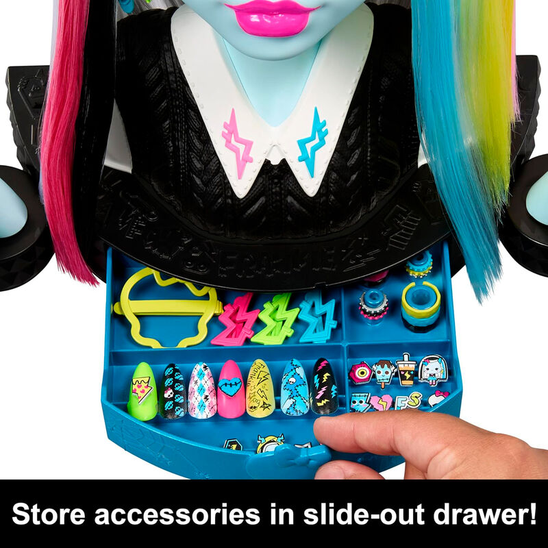 Monster High Frankie Styling Head Docka - Frisyrverktyg för Kreativitet