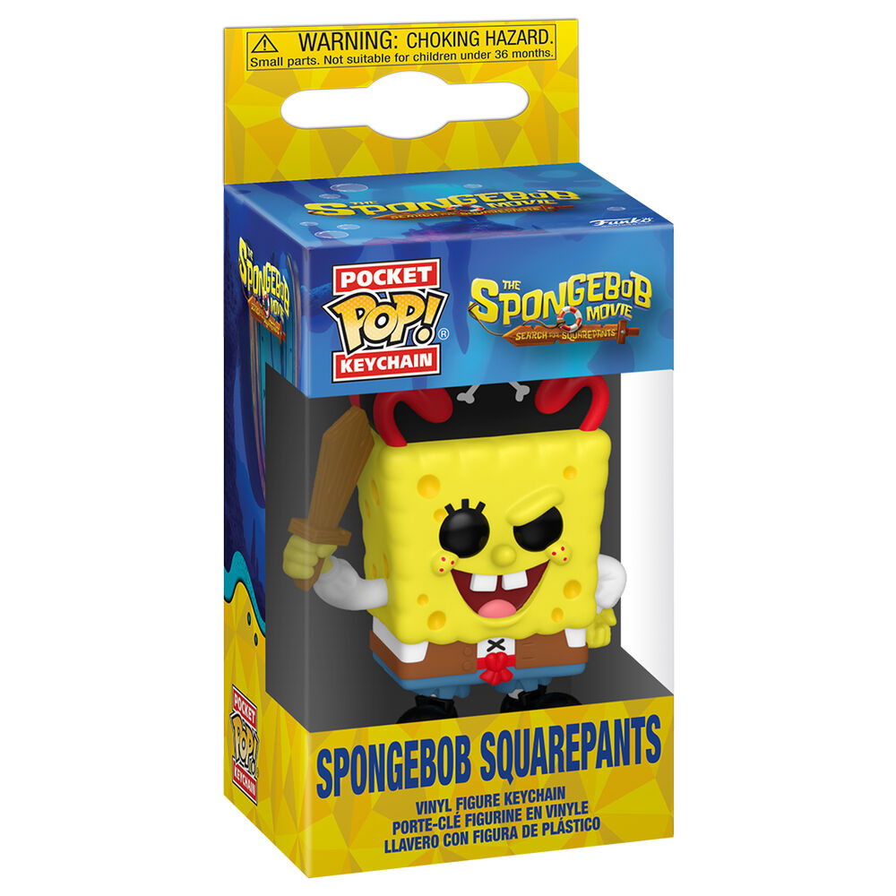 Pocket POP Nyckelring Svampbob - Search for Squarepants Svampbob