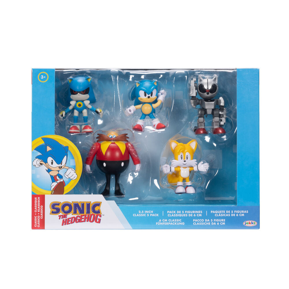 Sonic The Hedgehog Pack med 5 Figurer 6 cm