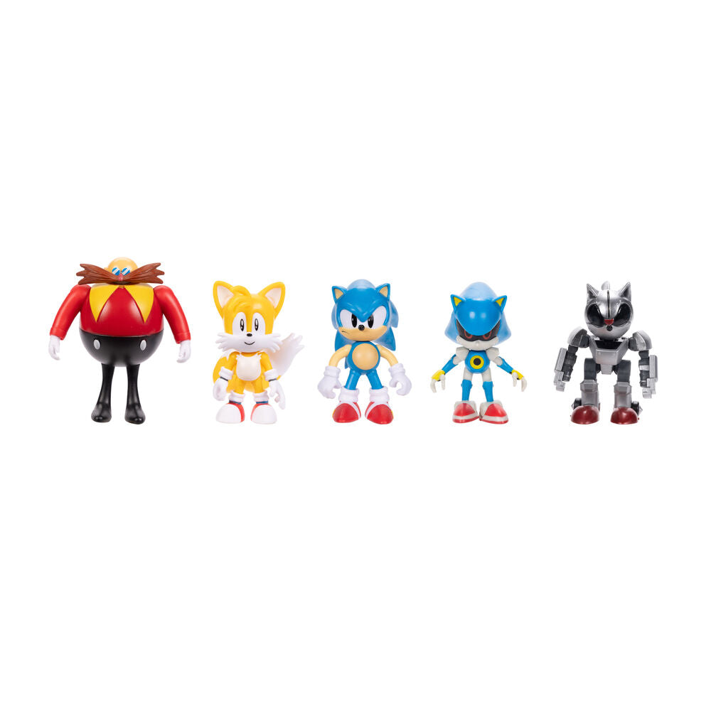 Sonic The Hedgehog Pack med 5 Figurer 6 cm