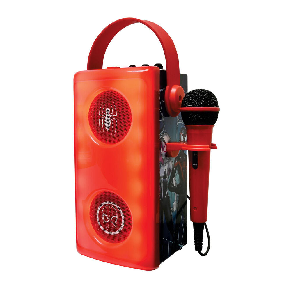 Marvel Spiderman Illuminated Bluetooth Högtalare med Mikrofon