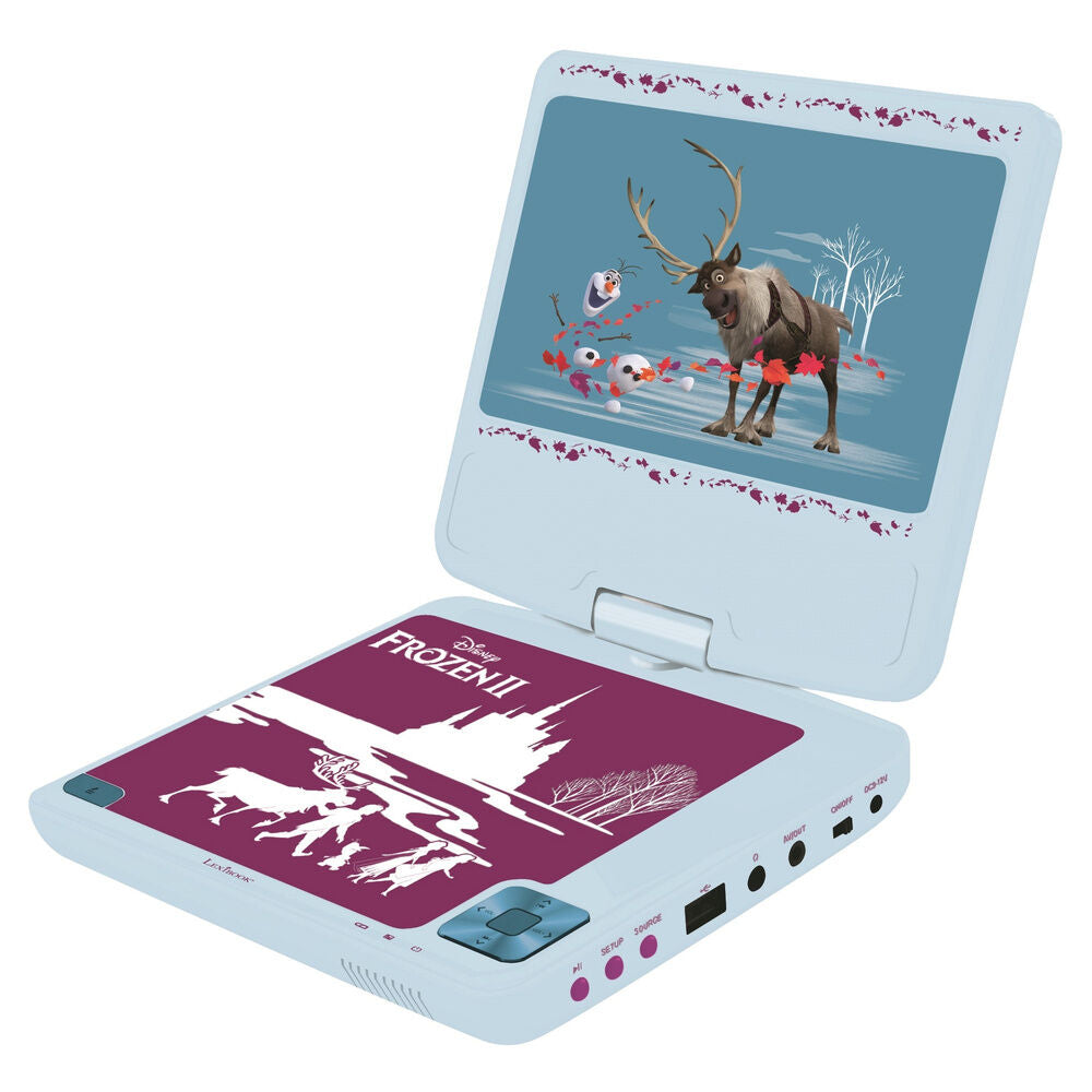 Disney Frozen Bärbar DVD-spelare med Svängbar Skärm