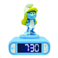 The Smurfs Smurfette 3D Nattlampa Väckarklocka
