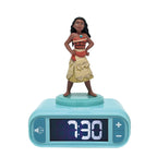 Disney Moana Vaiana 3D Nattlampa Väggklocka
