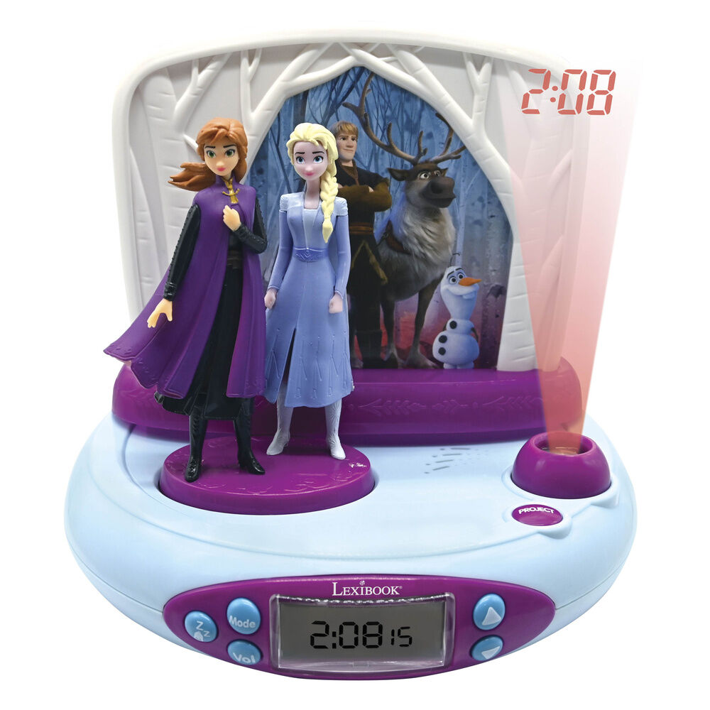 Disney Frozen 3D Projektor Väckarklocka